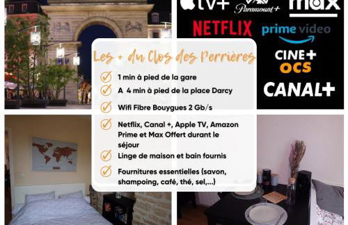 Clos des Perrières Cosy T2 Centre Ville Dijon Gare - Foto 9