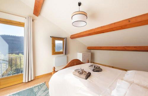 Le Cerf, chalet cocooning avec piscine et billard - Foto 16