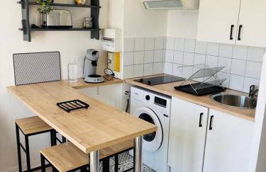 Duplex cosy neuf - wifi - balcon - en bordure de forêt de pins - proche plage - Foto 4