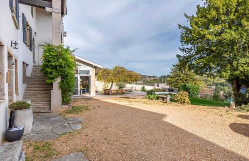 Les Pierres Sèches - house with pool and open view near the village - Photo 43