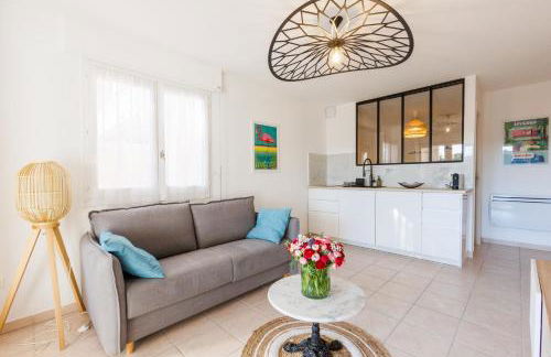 Appartement avec jardin, clim & piscine - Proche plages et randos, parking privé - La Girelle - Foto 10