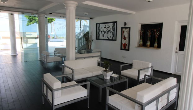 Zona de estar del vestíbulo