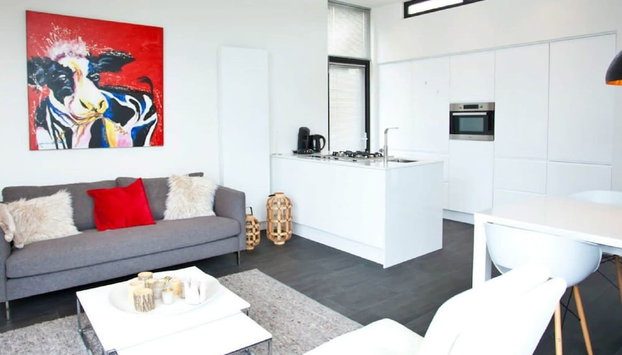 Holiday Home in Breskens With Garden - Foto 5, Sala de estar