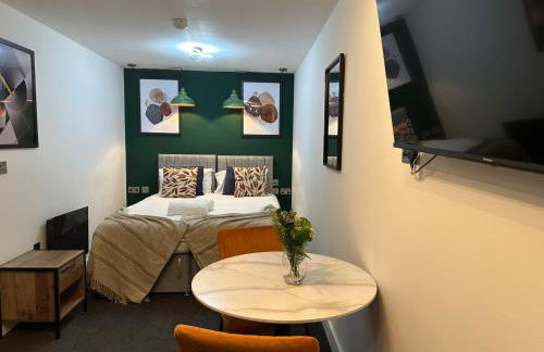Adam Court Apartments - PE1 - Contractor Friendly - Choice of Studios or 1 Bed Apartments - Free Parking - Sofa Beds - Sky TV - Full Kitchen - Washer Dryer - WiFi - Foto 30