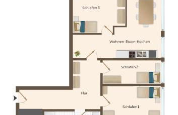 WORKERS HOME F17 - Wohnung mit 3 Schlafzimmern für 6 Personen - Foto 11