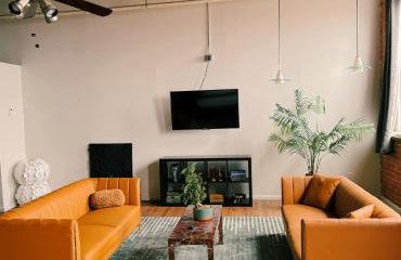 420 friendly Artsy walk Riverfront Loft King Bed - Foto 12