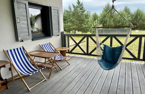 Młyńska Chata - drewniany, całoroczny dom w sosnowym lesie - Foto 7