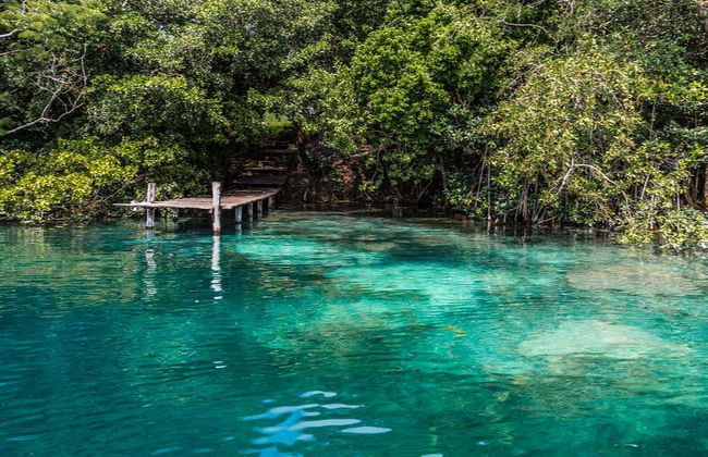 Giro in barca a vela nella laguna Bacalar - Foto 8