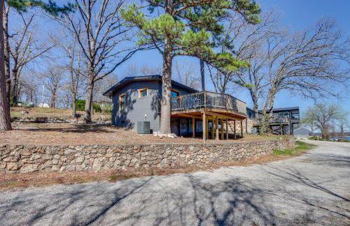 Deck and Boat Dock Lakefront Cabin in Eucha! - Photo 22