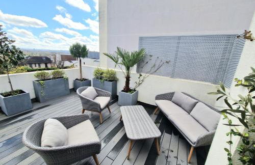 Le Rooftop Suresnes Paris La Défense - Spacieux Duplex 100 m2 Terrasse - Foto 1
