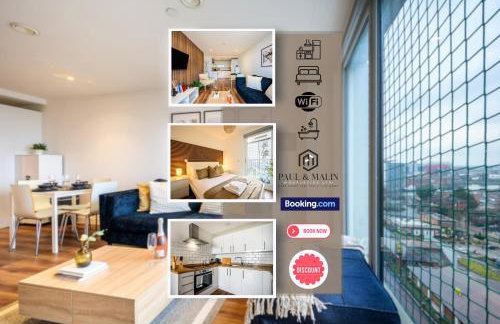 2BR Flat By Paul & Malin Properties Short Lets & Serviced Accommodation Salford - Foto 1