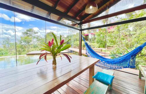Casa Rosa - Paraíso na Natureza piscina natural, Wi-Fi - 25 minutos do centro - Foto 6