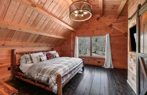 Cozy Log Cabin with Hot Tub 10 Min to Hunter Mtn - Foto 26