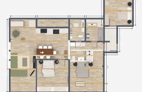 Esprit chalet, grand appartement neuf avec poêle à bois - Foto 22