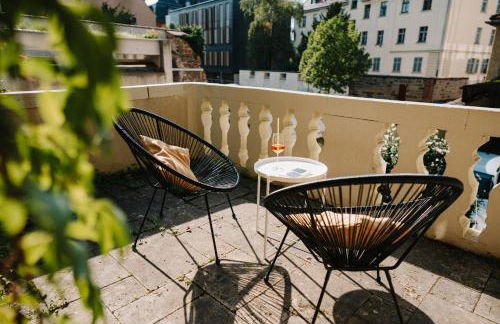 Appartement Residenz Bella Italia - Charmante Unterkunft im Herzen von Würzburg mit Balkon, Terrasse und Parkplatz im Innenhof! - Foto 11
