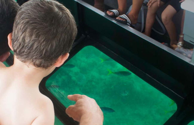 Paseo en barco con fondo de cristal - Foto 1