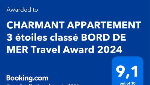 CHARMANT APPARTEMENT 3 étoiles classé BORD DE MER Travel Award 2026 - Photo 2
