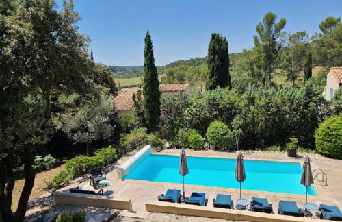 Magnifique villa piscine clim vue dominante 6 couchages - Foto 17