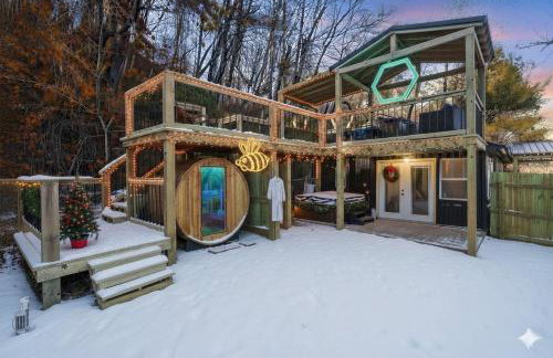 Spring Retreat Sauna, Hot Tub & Rooftop Firepit - Foto 3