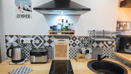 Le Petit Aupillon - L'Aupillon des Forêts - 2 studios cocooning aux Orres - Foto 5, stove