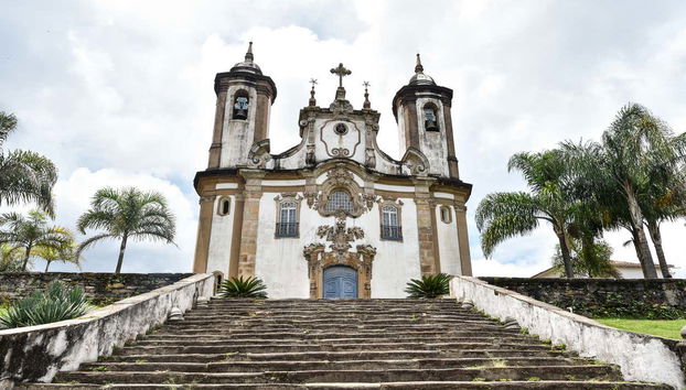 Visite d'Ouro Preto - Photo 2, Contemplez l'escalier de l'église de Carmo