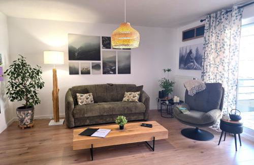 Gîte Forestier - T2 Cosy avec Terrasse & 2 Parkings privatifs -Centre ville - Foto 9