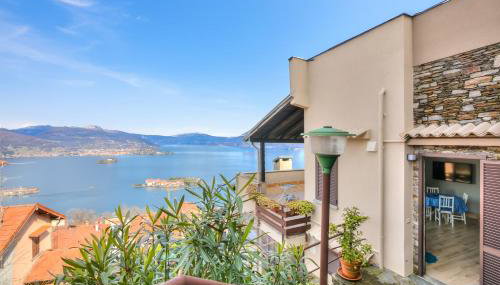 Lake Maggiore View Terrace Over The Borromean Islands - Happy Rentals - Foto 2