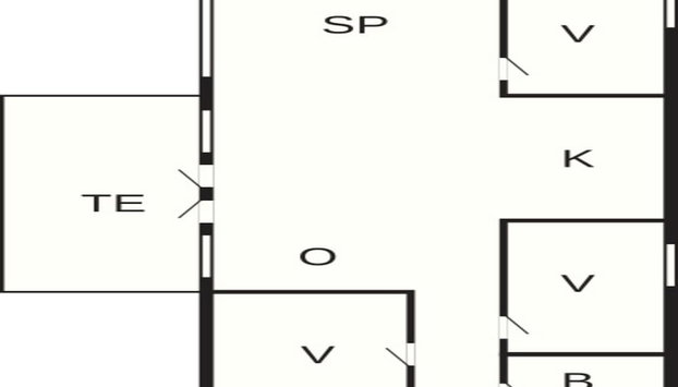 6 Person Holiday Home in Saltum - Foto 2, Plano
