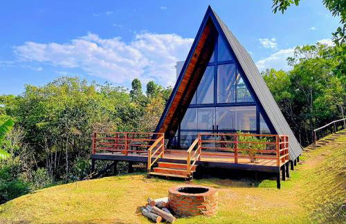 Chalé Recanto - ofurô, banheira, vista, cachoeira e lago em Alexânia - Foto 3