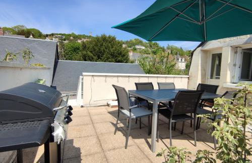 Gîte La p'tite terrasse Chinon centre Parking gratuit - Foto 1