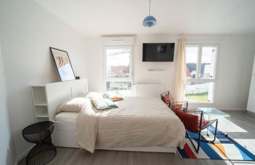 Suite POP 92 proche gare, stade de France, Parking - Foto 8