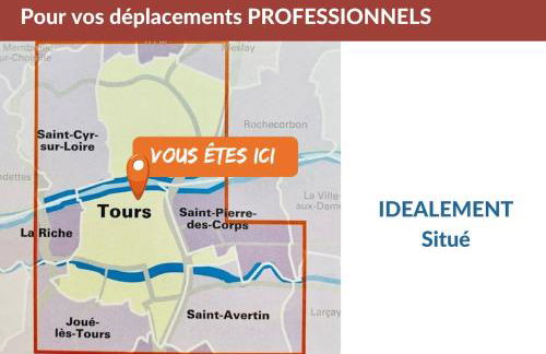 Le Rempart de Tours - Proche Gare - Terrasse - Photo 5