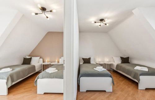 CREW BEDS - APARTMENT in Gifhorn - For 4 People - 50m2, 1x Bedroom, 4x Single Bed, Free Coffee, WiFi & Parking - 24h CHECK IN #GF01 - Foto 3