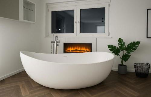 Fjord Stay - Penthouse mit Whirlpool in Kiel - Free Park - 24-7 Check in - "Stockholm" - Foto 4