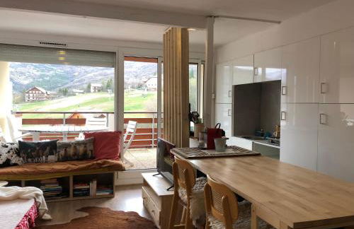 Les alpages - lit queen size - centre station - Foto 12