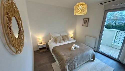 Lumen Chartrain - appartement proche centre-ville, balcon et parking - Foto 4