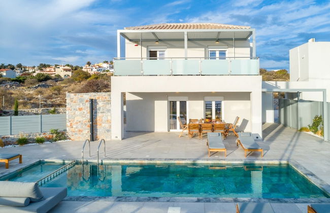 Gianna s Panoramic Seaview Twin Villas With Pools - Foto 61