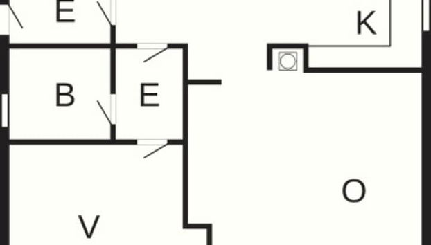 6 Person Holiday Home in Gilleleje - Foto 2, Plano