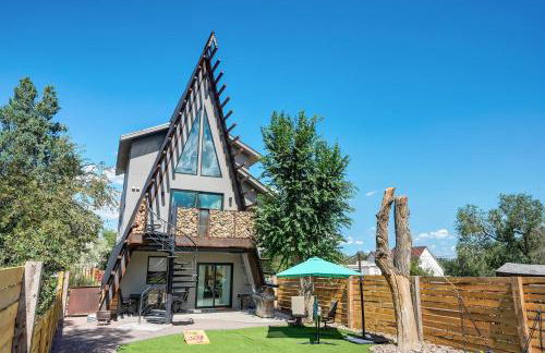 A-Frame Wonders Hot Tub w Mountain Views - Foto 57