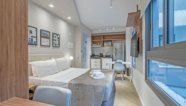 Next Vila Nova by Viva - Prédio Residencial moderno próximo ao Parque do Ibirapuera - Foto 3, Habitación