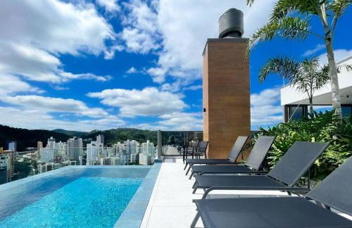 Ap completo a 900m da Vila Germânica com Piscina, Academia, Wi-Fi, Ar, Garagem e Tv no quarto - Foto 39