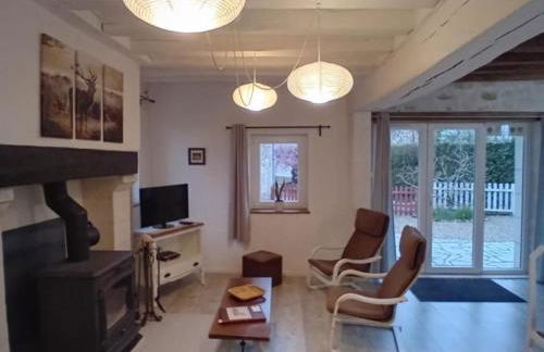 Gîte de charme proche du ZooParc de Beauval - 2 terrasses, jardin, cheminée, clim, parking gratuit - FR-1-491-408 - Foto 23