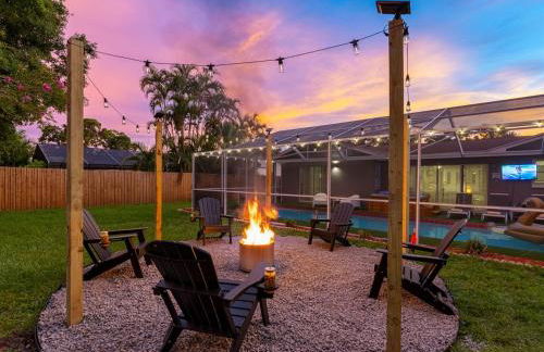 Pool Hot Tub Massage Chair Free EV Charger 5 Mins to Beaches! - Foto 80