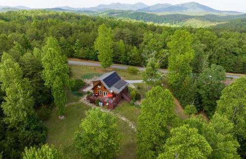 Solar powered log cabin with mountain views, 3acres - Foto 7