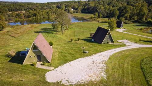 3 A-Frame Cabins w Hot Tubs Near Wine Trail - Foto 1