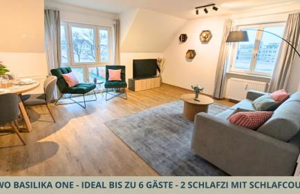 Basilika One, FEWO für bis zu 6 Pers mit 2 Schlafzi, Balkon und Tiefgaragenstellplatz - Foto 11