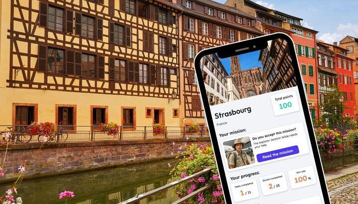 Straßburg-Erkundungsspiel und Stadtrundfahrt auf Ihrem Telefon - Foto 1
