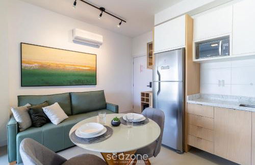 Estadia tranquila e completa em prédio com piscina – VPD - Foto 17