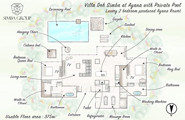 Villa Deh Simba At Ayana with Private Pool - Foto 24
