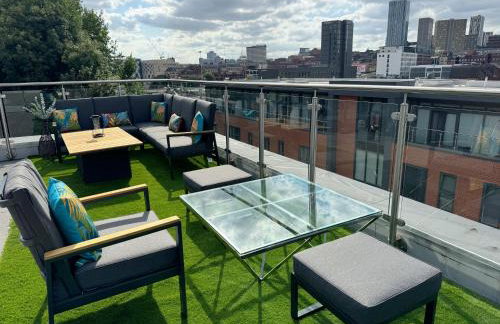 Luxury Penthouse with Private Hot Tub Overlooking Leeds City Centre - Foto 40